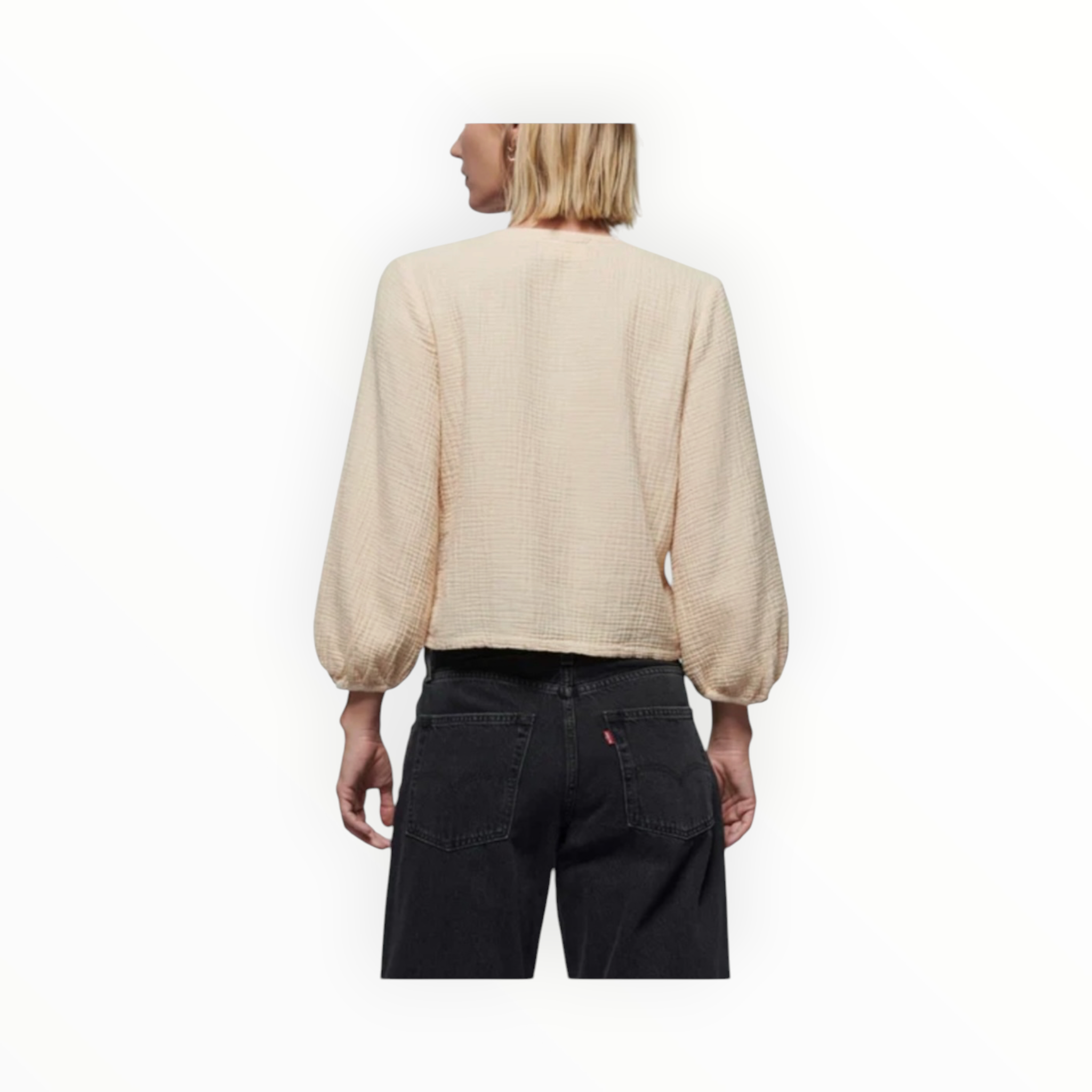 Nation Ltd Maribeth Blouse- Tapioca
