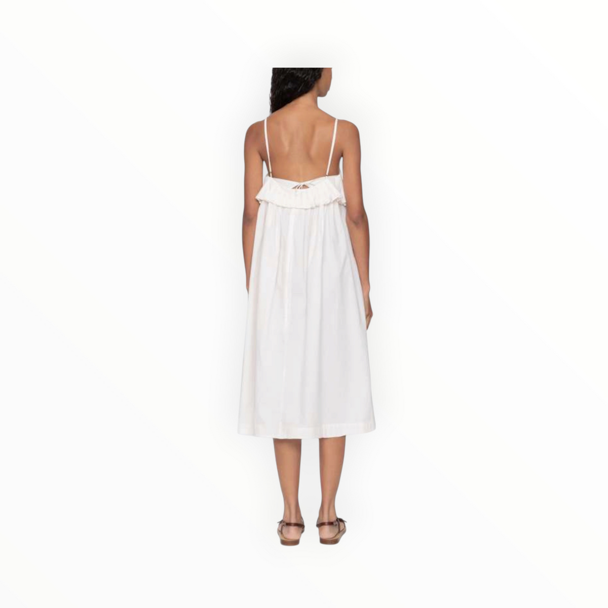 Sea New York Lois Twill Tank Dress - Cream