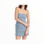 Favorite Daughter The First Wife Mini Skirt - Sky Blue Tweed