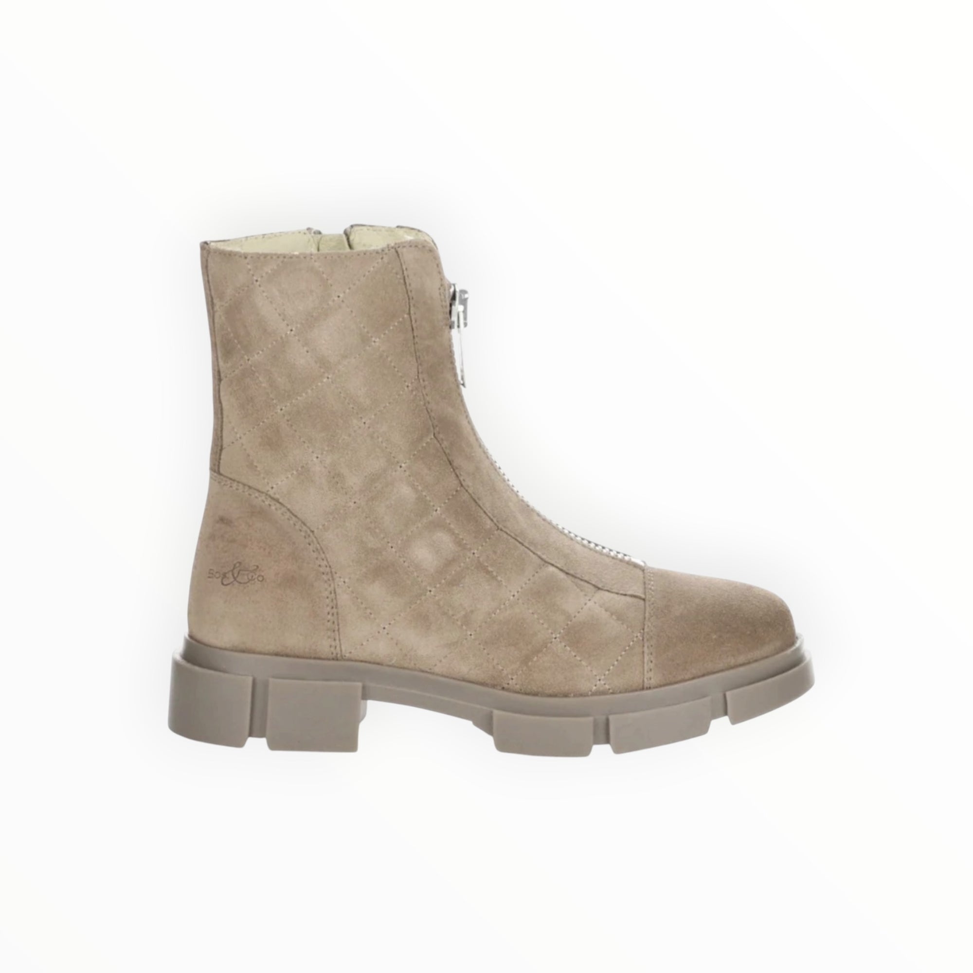 Bos. & Co. Lane Round Toe Boots - Sand