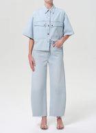 AGOLDE Low Curve Fray - Flourish