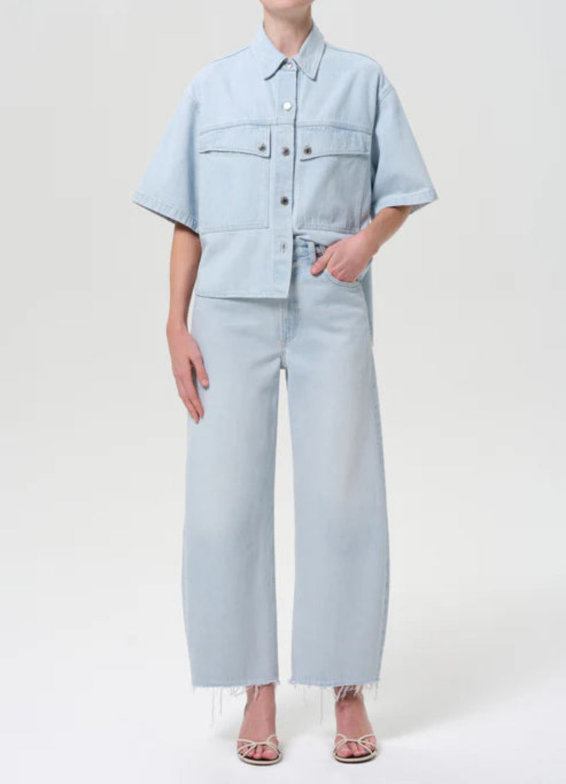 AGOLDE Low Curve Fray - Flourish