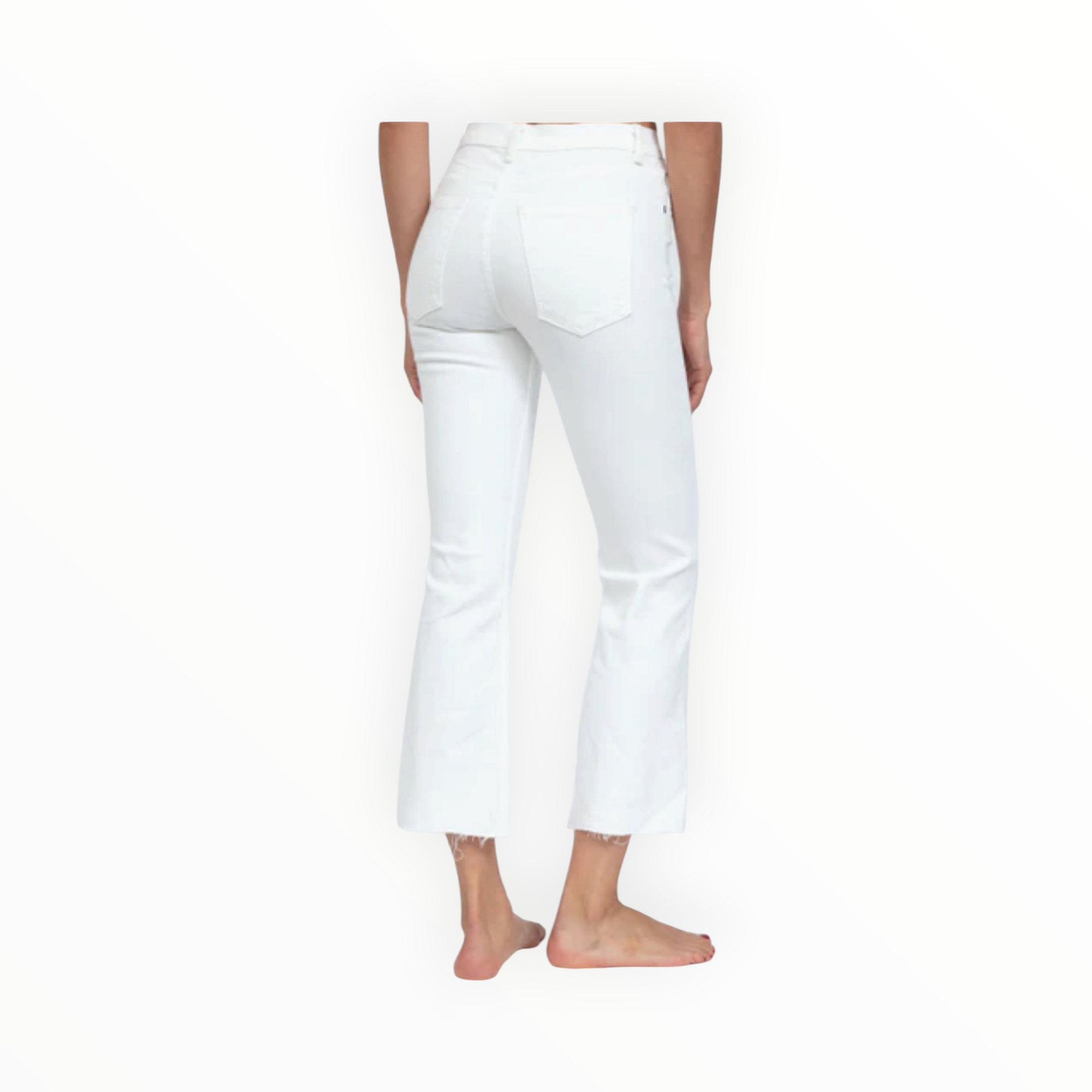 ASKK NY The Geek Crop Flare - Ivory