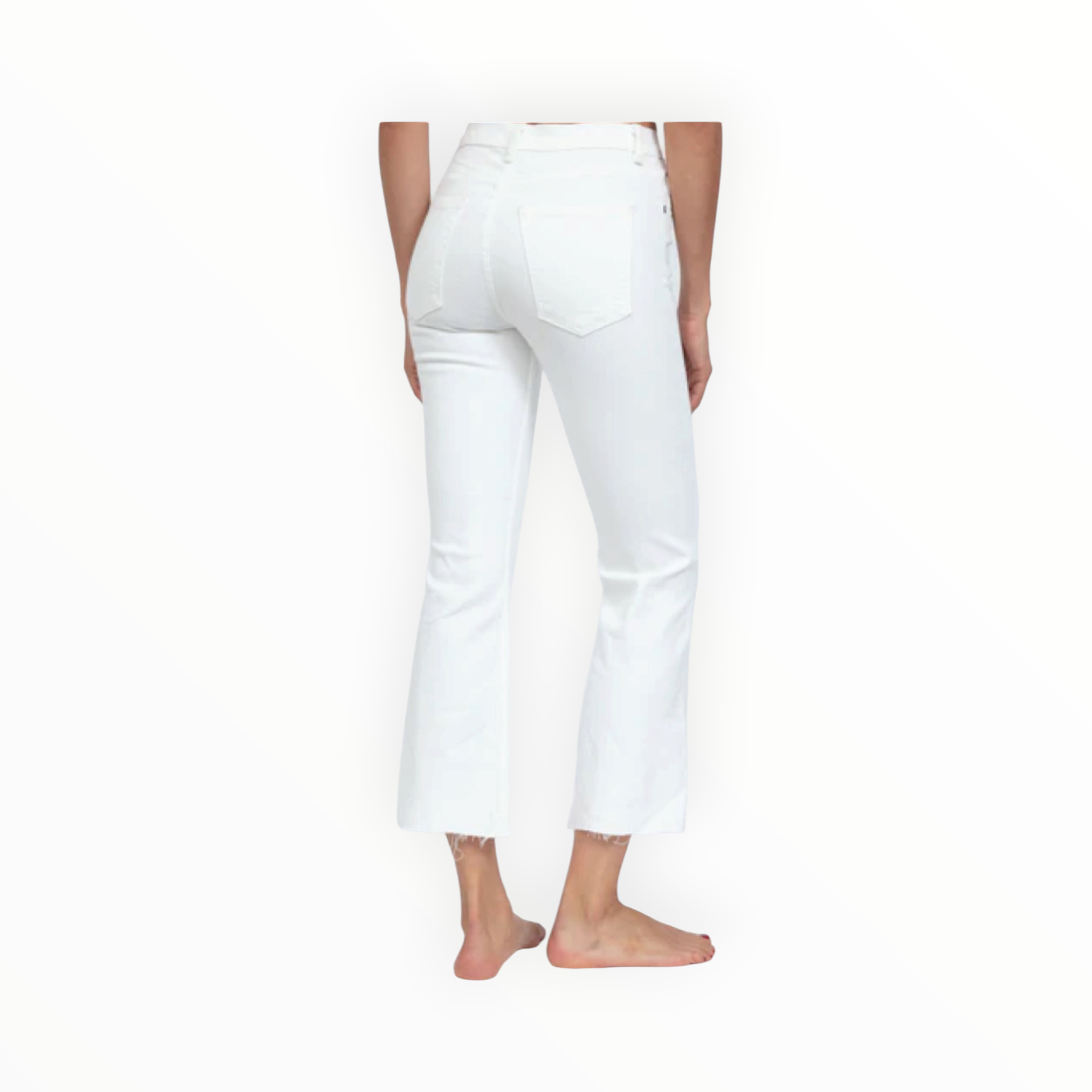 ASKK NY The Geek Crop Flare - Ivory