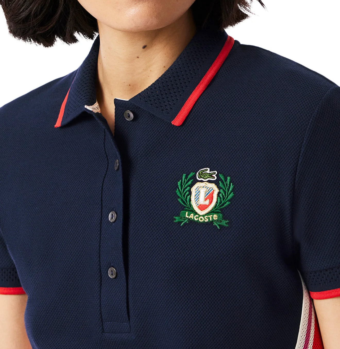Lacoste Slim Fit Made In France Polo - Navy