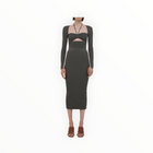 SIMKHAI Alexia Marled Sweetheart Top - Olivine