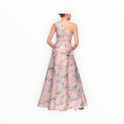 JS Collections Mia One Shoulder Gown - Blush Multi