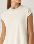 Gran Sasso Lurex Collar T-Shirt - Butter