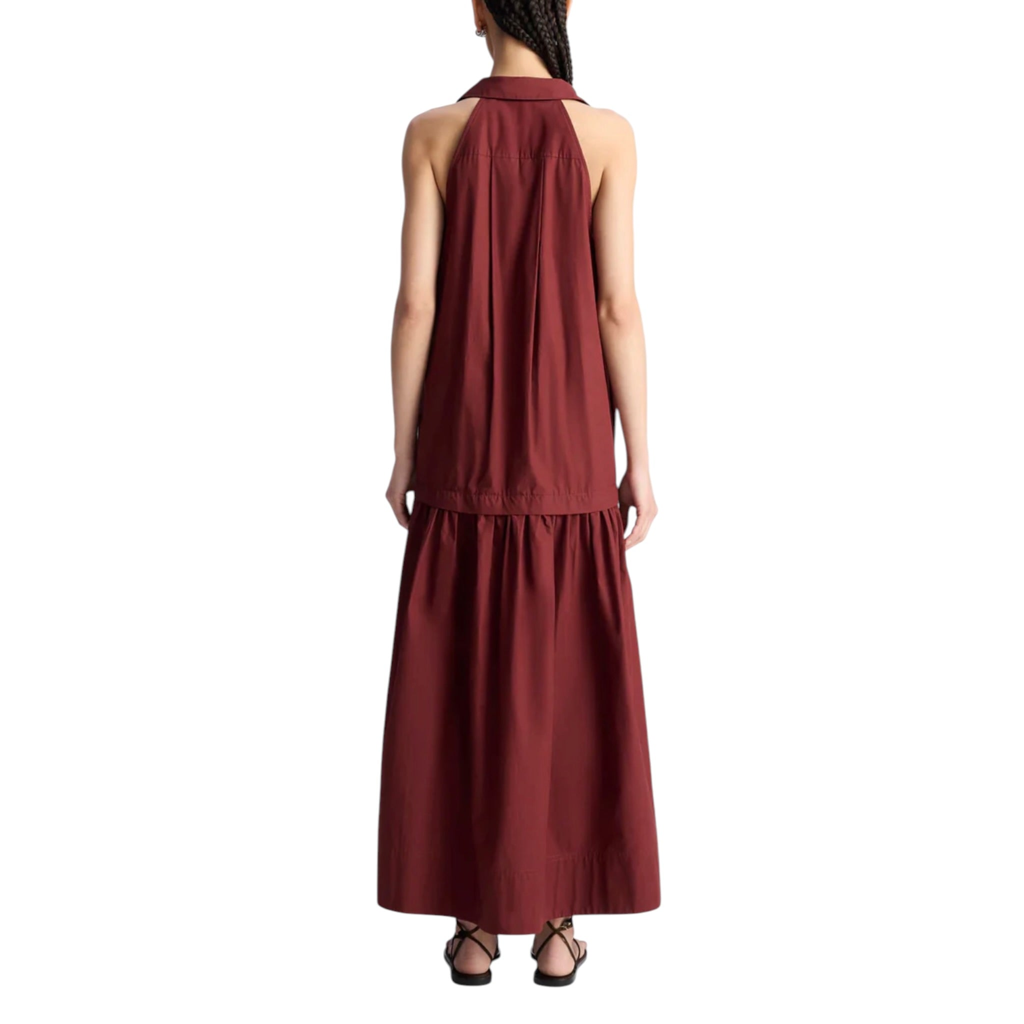 A.L.C. Vera Dress - Dark Bosco