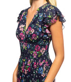 Shoshanna Neal Dress - Navy/Fuchsia Multi