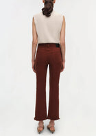 SIMKHAI River Crop Jeans - Anise
