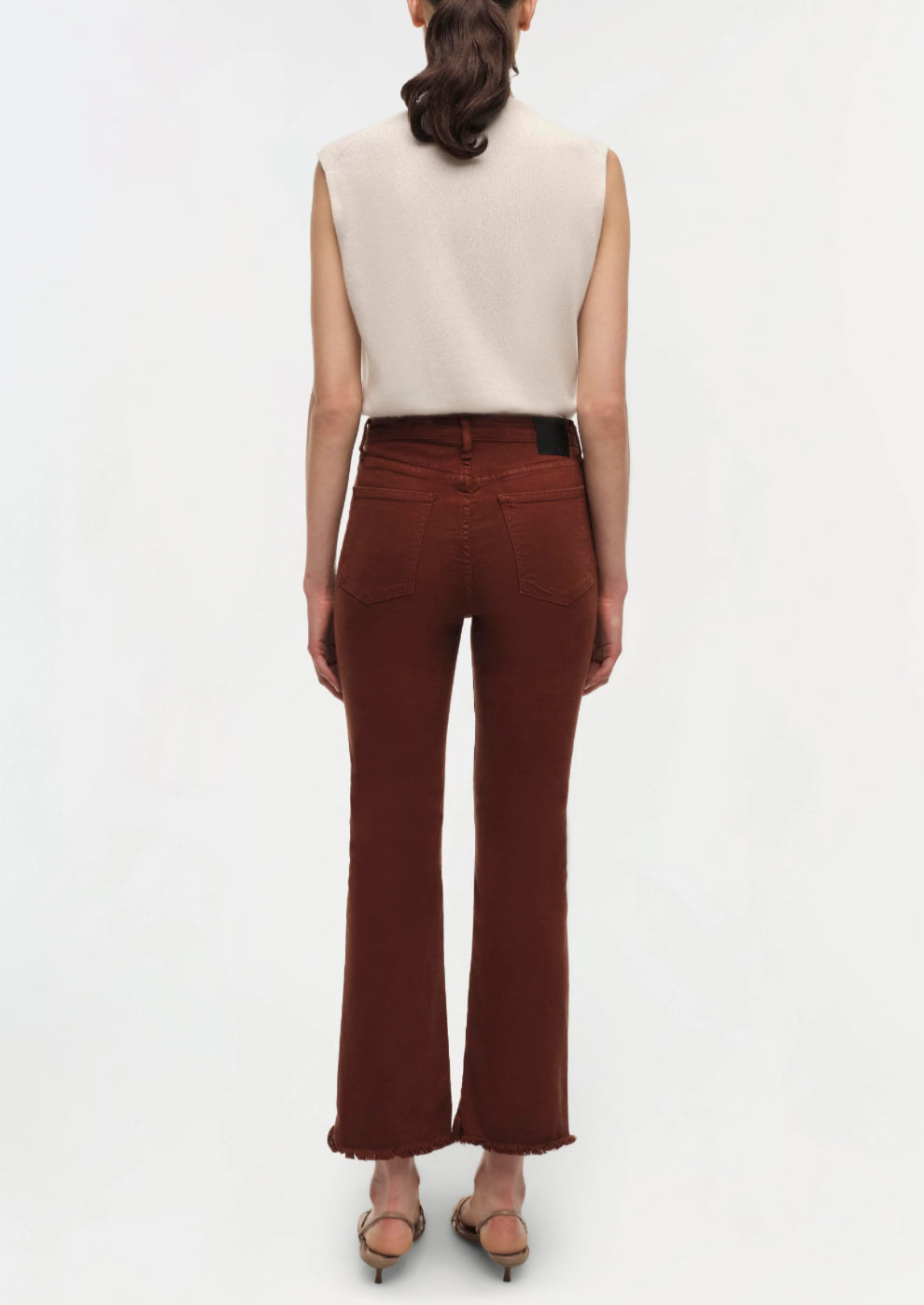 SIMKHAI River Crop Jeans - Anise