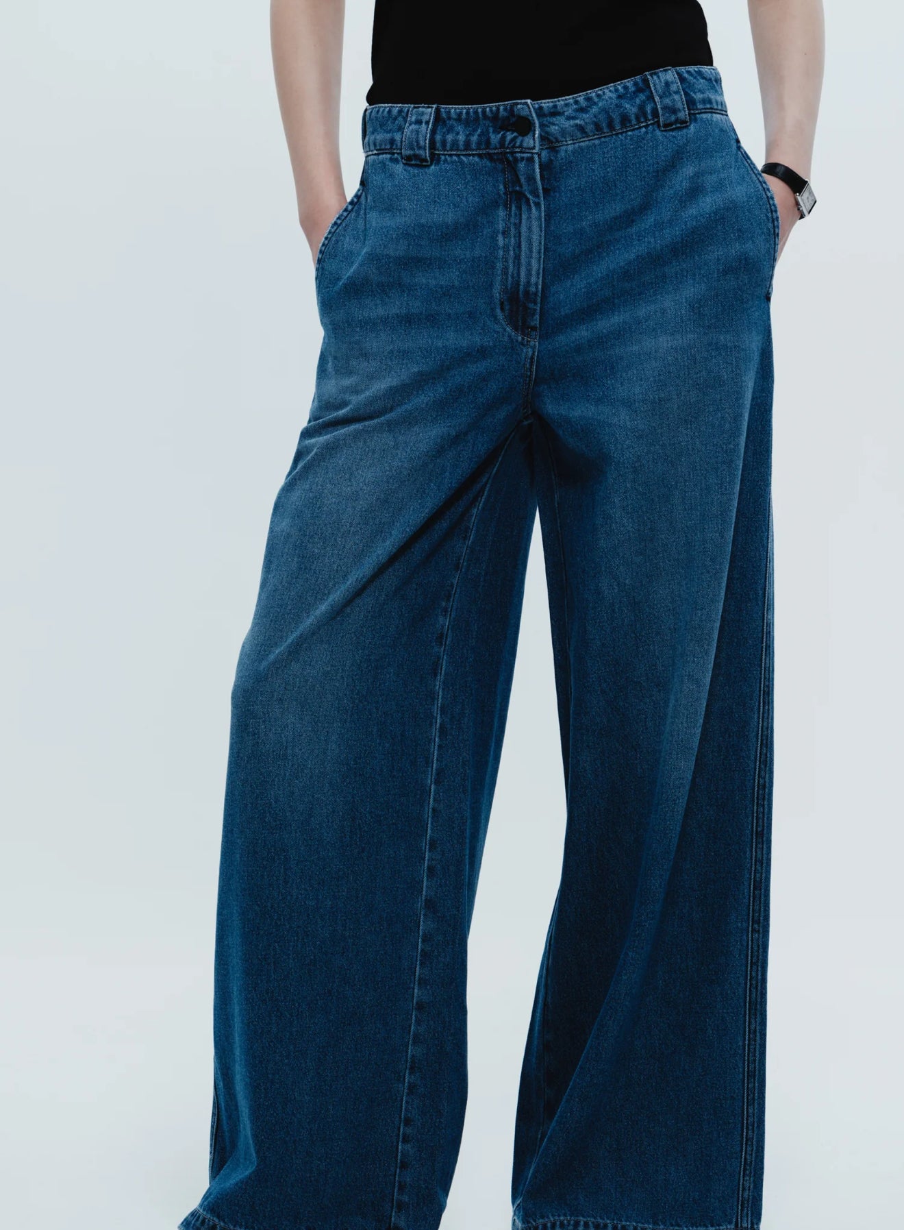 saint art Amber Denim Pant - Ashbury Wash