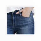 Frame Le High Skinny With Shadow Hem - Langstone
