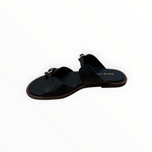 ALL BLACK Little Belt Sandal - Black