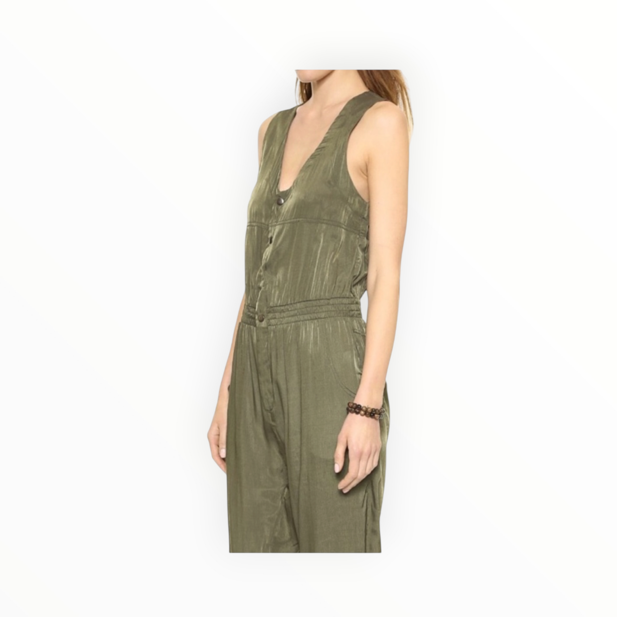 ONE by one teaspoon Aston Utility Jumpsuit - Khaki