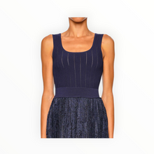 SIMKHAI Ellis Knit Lace Mini Dress - Midnight