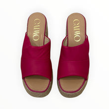Gaimo Kala Jute Wide Heeled Leather Clogs - Kenzo