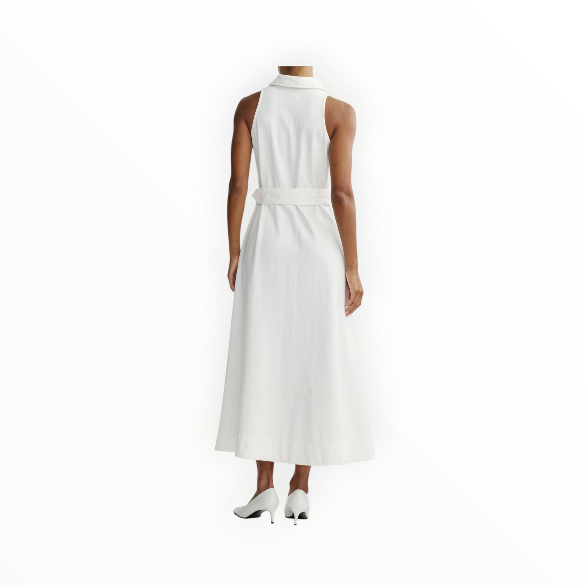 DL1961 Helena Midi Dress - White