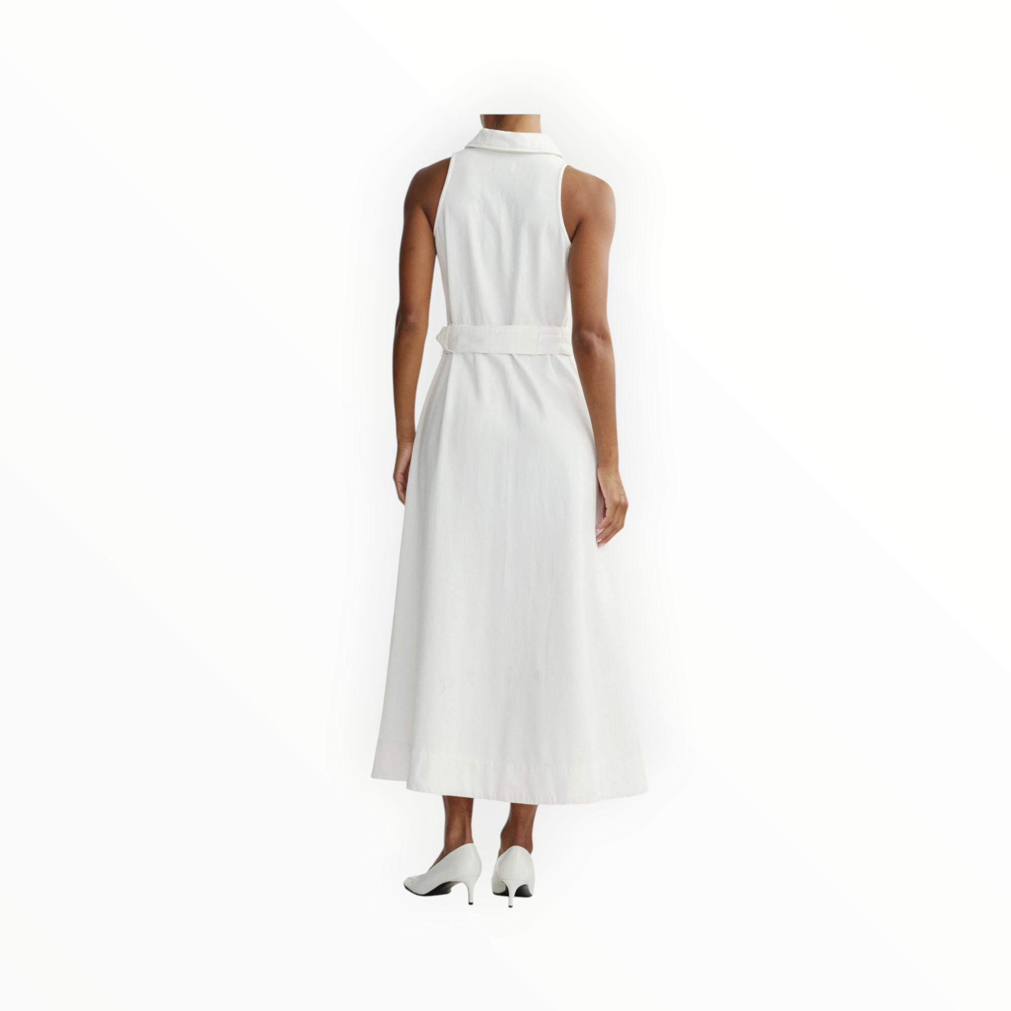 DL1961 Helena Midi Dress - White