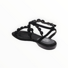 ASH Regy Pompom Sandal - Black