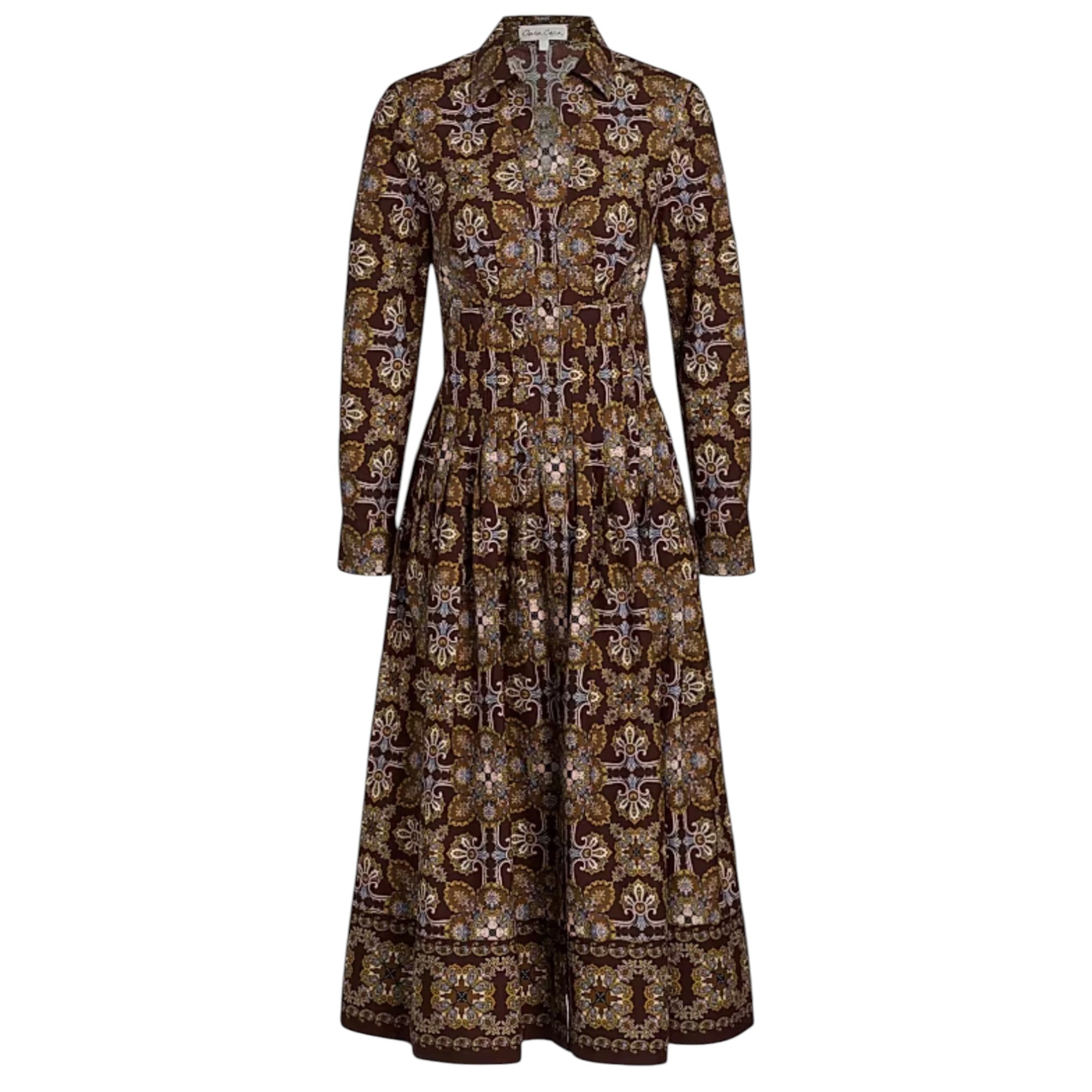 Cara Cara Cameron Dress - Vintage Tile Brown