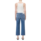 Closed Milo Straight - Mid Blue