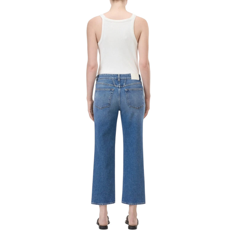 Closed Milo Straight - Mid Blue