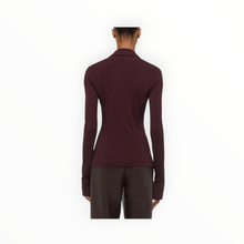 Helmut Lang Blazer Top - Mahogany