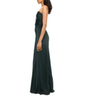 A.L.C. Bianca Strapless Pleated Maxi Dress - Forest