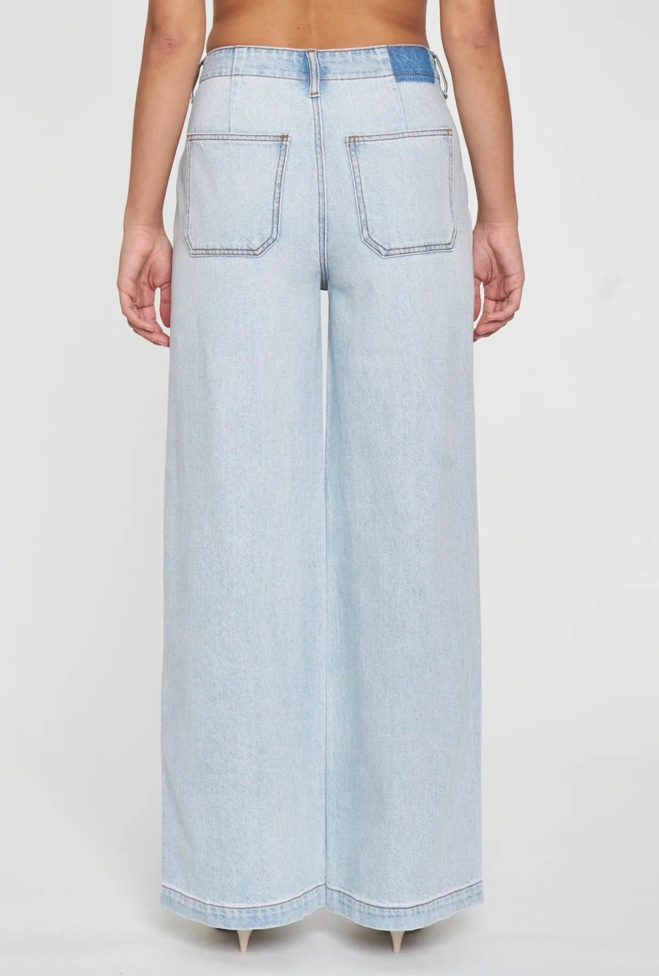 Daze The Kickback High Rise Palazzo - Hush
