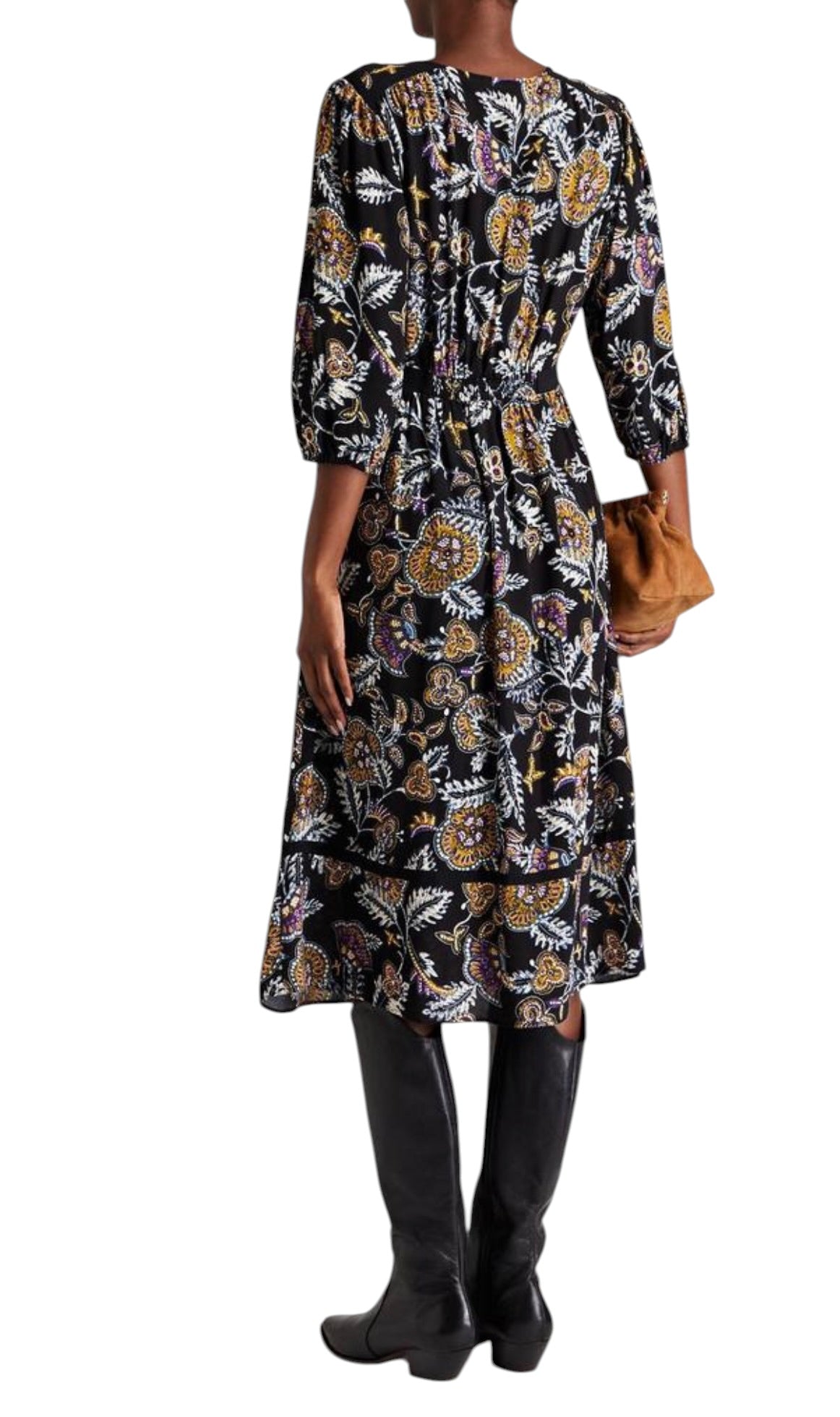 ba&sh Vienne Dress - Noir Paisley