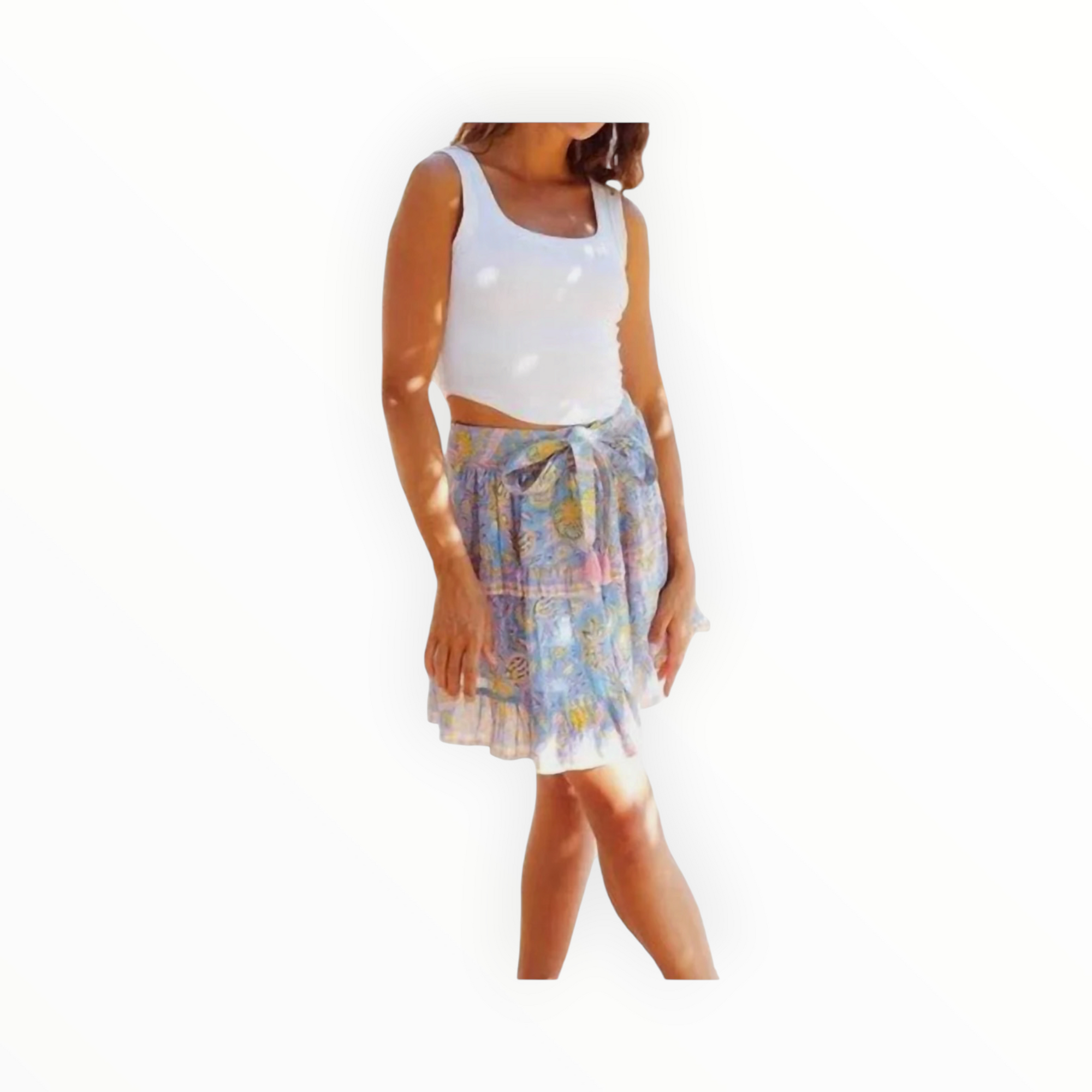 BELL Blake Skirt - Blue/Yellow