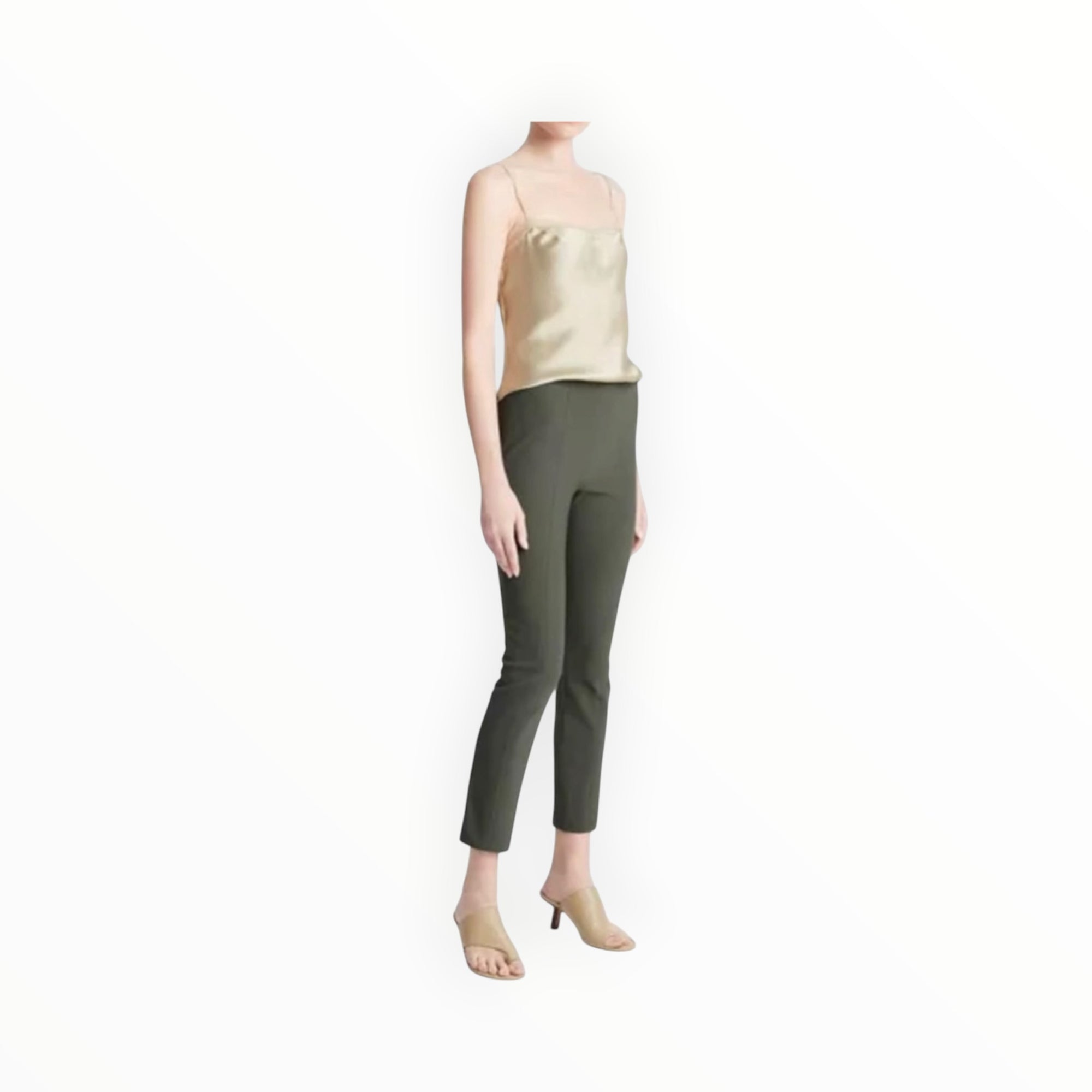 Vince Italian Stitch Front Seam Legging - Night Pine