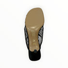 Lola Cruz Ruby Low Heel Mule - Black