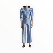 DESTREE Niagara Satin Flared Pants - Blue