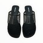 Lola Cruz Ruby Low Heel Mule - Black