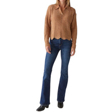 Michael Stars Famke Collared Sweater - Gold