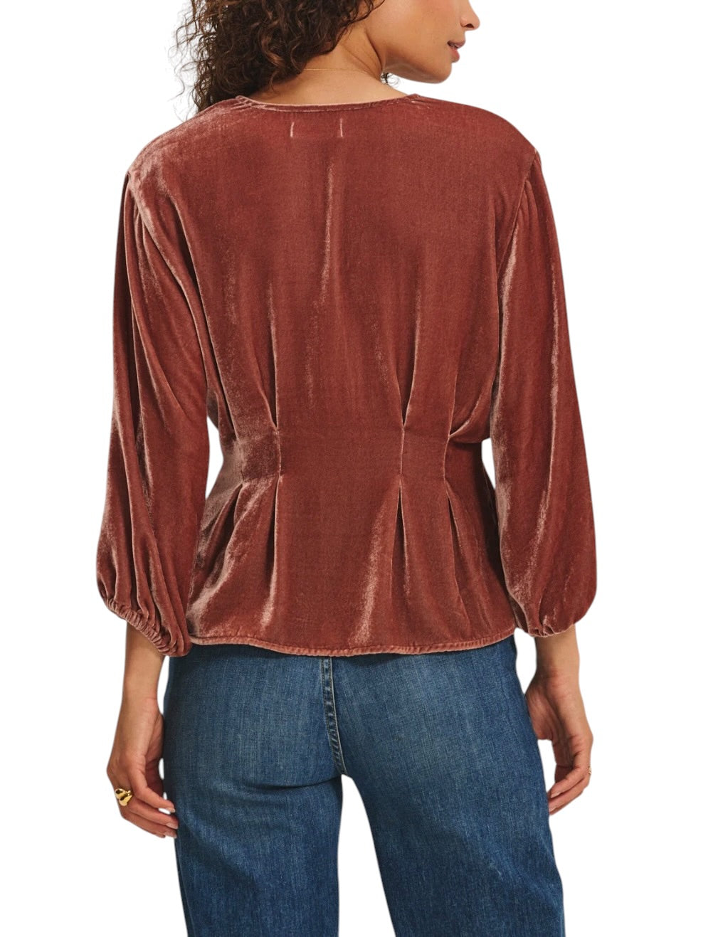 Velvet by Graham & Spencer Elida Top - Rosegold