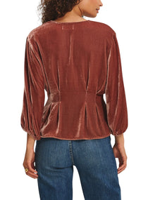 Velvet by Graham & Spencer Elida Top - Rosegold