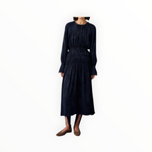 Beatrice .b Jacquard Cupro Dress - Deep Blue