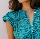 Omika Wilora Blouse - Tashi Palm