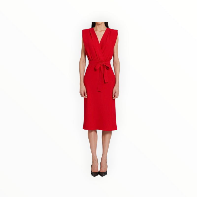 Amanda Uprichard Lamarca Dress - Scarlet