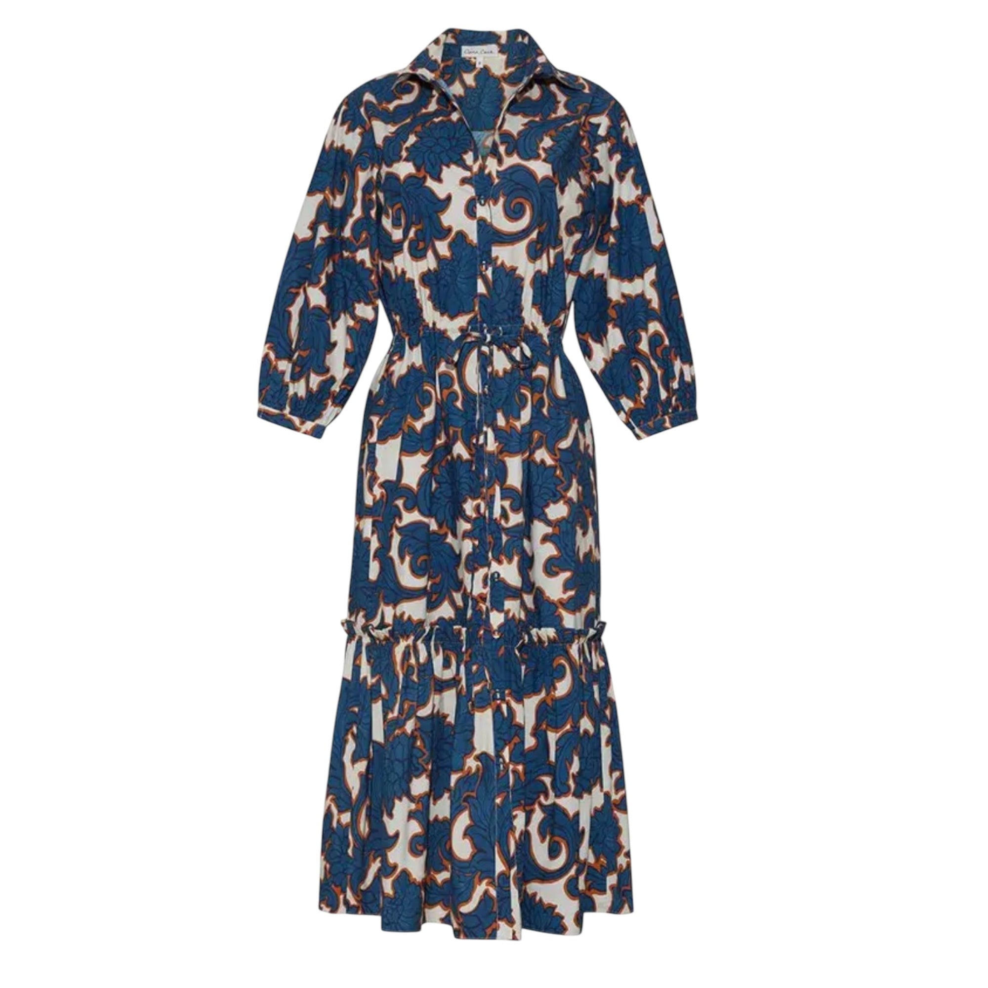 Cara Cara Hutton Dress - Mystic Floral Blue