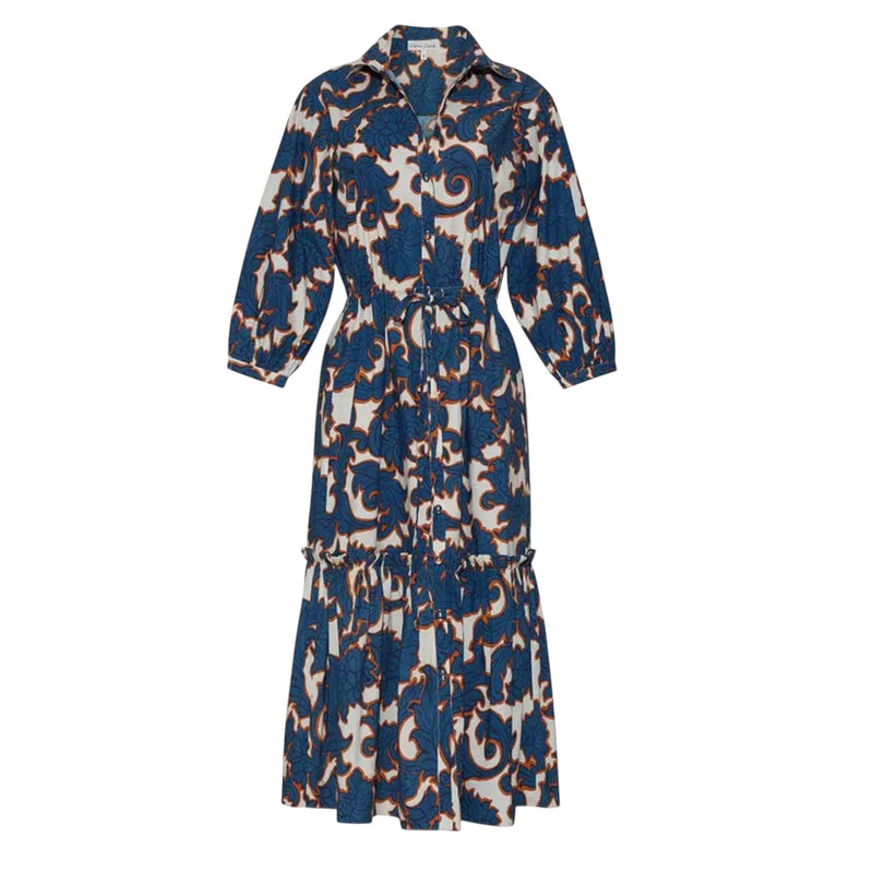Cara Cara Hutton Dress - Mystic Floral Blue
