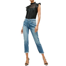 7 For All Mankind Josefina Jeans - Bright Light Broken Twill