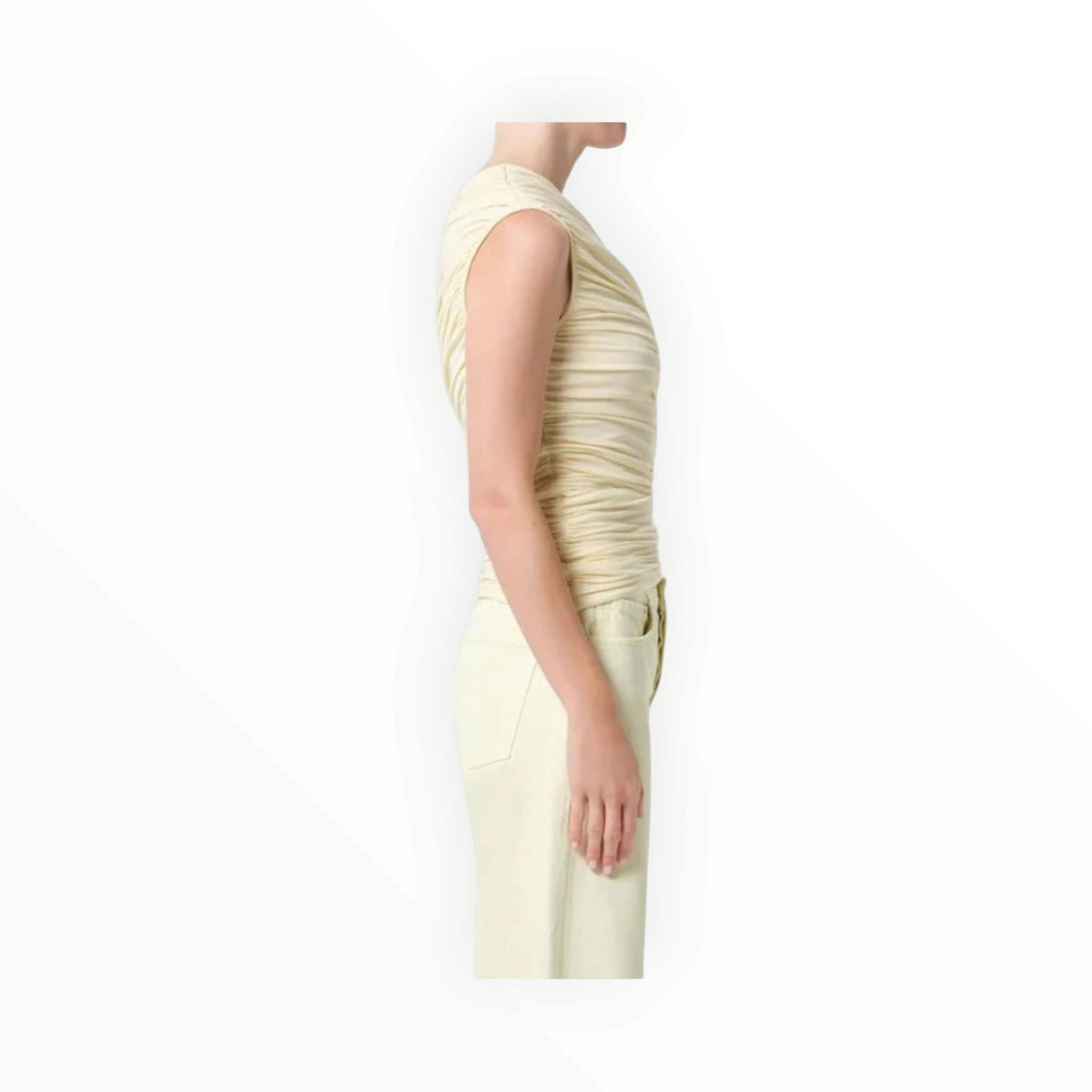 AGOLDE Ester Twist Tank - Yellow