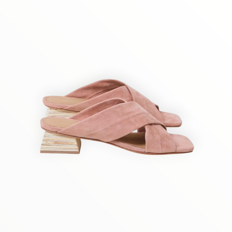 Huma Blanco Sasha Sandal - Rose Suede