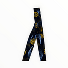 rw&a clothing Kitenge Tie Belt - Black
