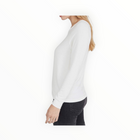 Enza Costa Peached Jersey Easy Off Shoulder Top - Off White